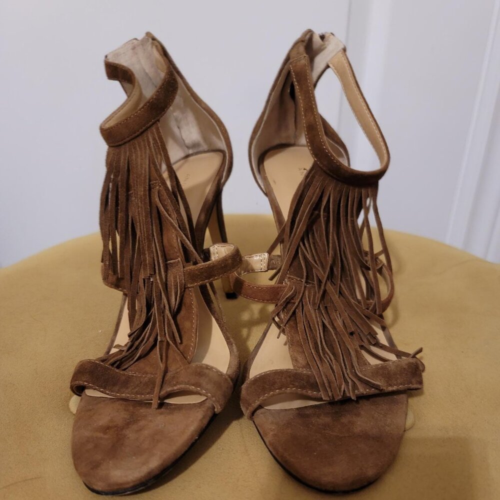Ann Taylor Fringe Heels